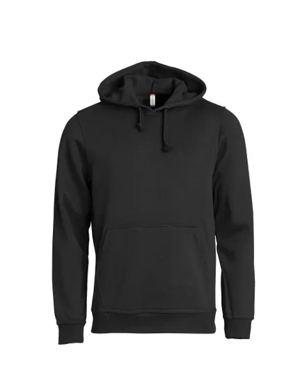 Sweatshirt à capuche Unisexe BASIC HOODY Noir