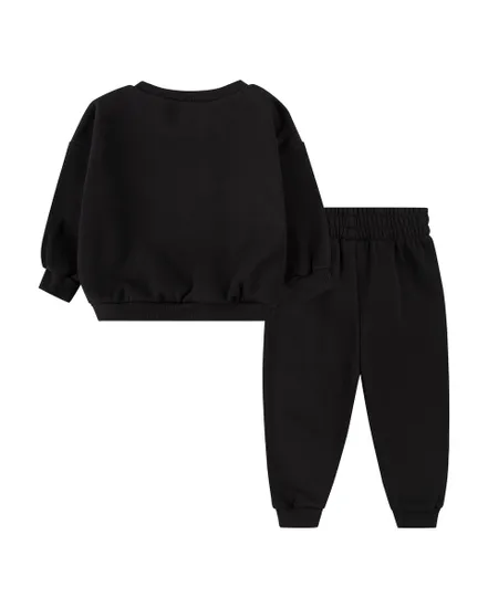 Survêtement Bébé ESSENTIAL FLEECE CREW SET Noir