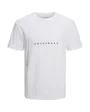 T-shirt manches courtes Homme JORCOPENHAGEN TEE SS CREW NECK LN Blanc