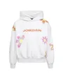 Sweat à capuche Fille DELORIS JORDAN FLOWER PO Blanc