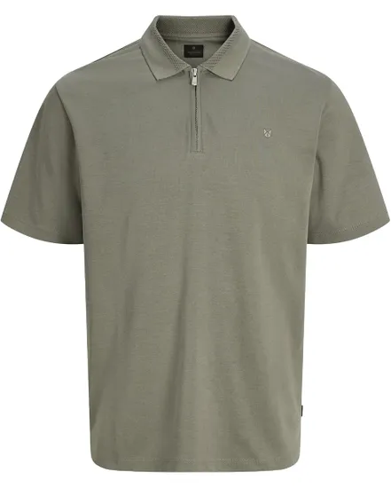 Polo Homme JPRBLAETHAN SS ZIP POLO SN