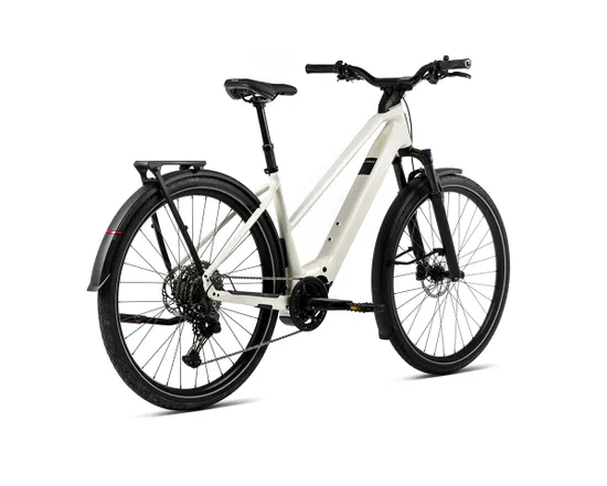 VTC électrique KEMEN TOUR 10 MID 28MPH Blanc Ivoire