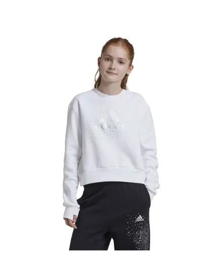 Sweat Enfant JG GLM CREW Blanc