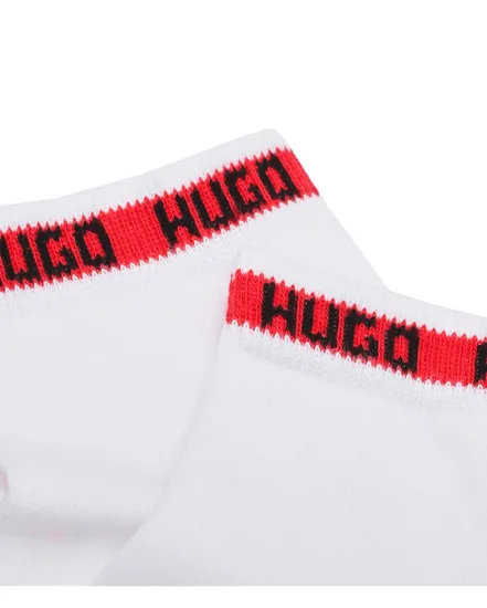 Lot de 2 paires de chaussettes Homme 2P SH TAPE CC Blanc
