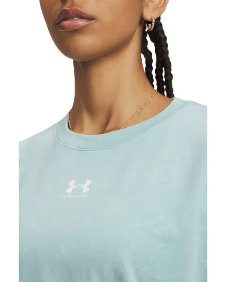 Tee-Shirt Femme UA Rival Boxy Tee Wash