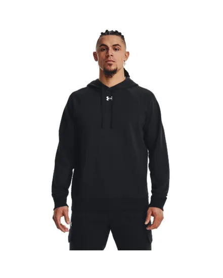 Sweat à capuche Homme UA RIVAL FLEECE HOODIE Noir