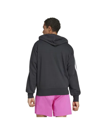 Sweat zip à capuche Homme M 3S FT FZ HD Noir