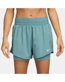 Short Femme W NK ONE DF HR 3IN 2N1 SHORT Bleu