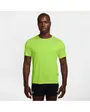 T-shirt Homme M NK DF BREATHE MILER SS TOP Vert