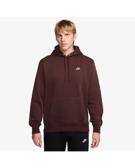 Sweat à capuche Homme M NK CLUB BB PO HOODIE Bordeaux