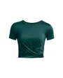 T-shirt MC Femme MOTION CROSSOVER CROP SS Vert