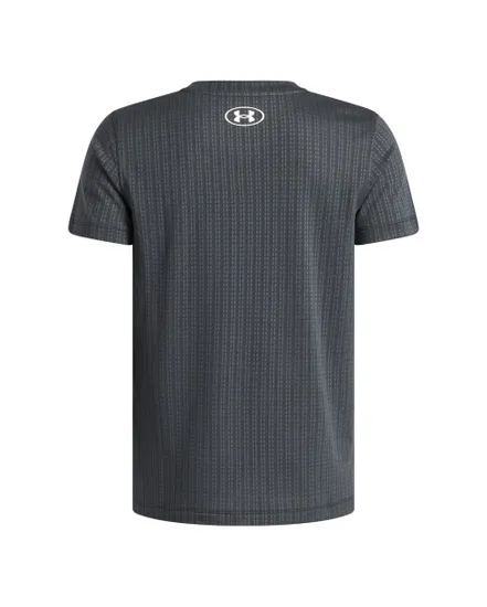 T-shirt Enfant UA TECH VENT JACQUARD SS Noir