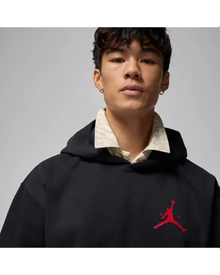 Sweat à capuche Homme M J JUMPMAN FLC PO Noir