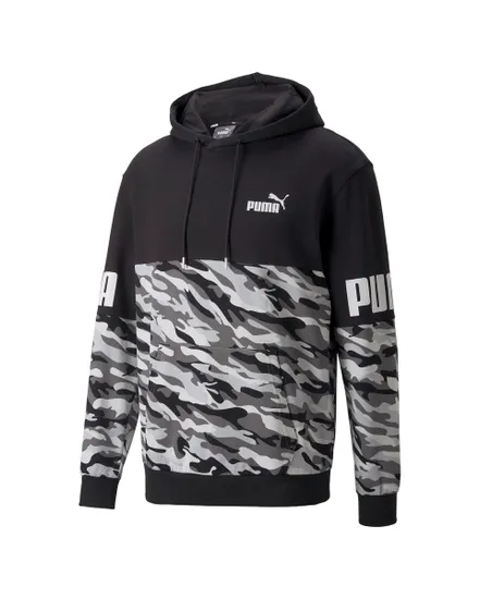 Sweatshirt à capuche manches longues Homme FD PP CAMO HDY TR Noir