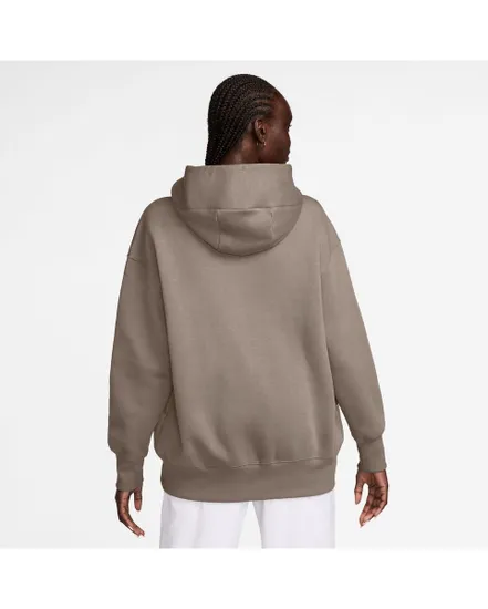 Sweat à capuche Femme W NSW PHNX FLC FZ OS HOODIE Marron