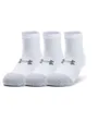 Lot de 3 paires de chaussettes basses Unisexe UA HEATGEAR LOW CUT 3PK Blanc