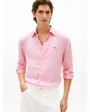 Chemise Homme LINEN BENGAL STRIPE RF SHIRT Rose