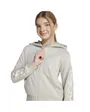 Sweat zip à capuche Fille G ANML 3S FT HD Beige