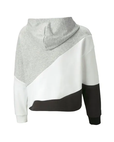 Sweat a capuche manches longues Enfant G PP CLRBLK CAT HDY Blanc