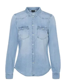 Chemise Jean Femme VMMARIA LS Denim Slim Shirt
