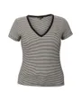 T-Shirt Slim Femme Essential Rib V