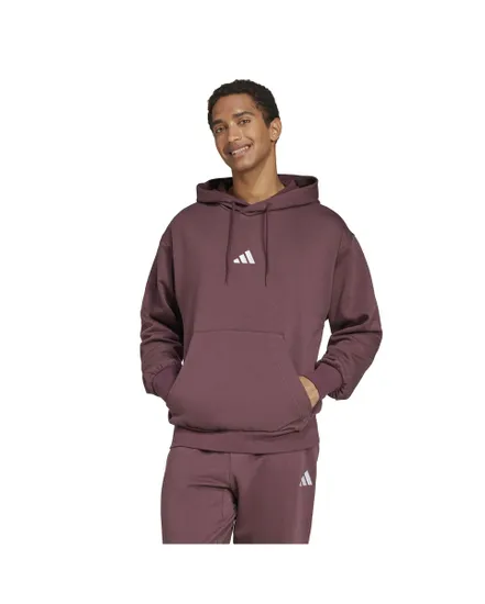 Sweat à capuche Homme M FEELCOZY HD Bordeaux