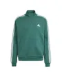 Sweat col zipé Homme M 3S FL 1-4 Z Vert