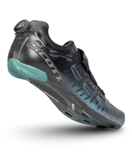 Chaussures Triathlon Unisexe ROAD TRI CARBON Vert/Noir