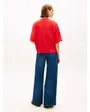 T-shirt Femme CORP LOGO TRAPEZE C- Rouge