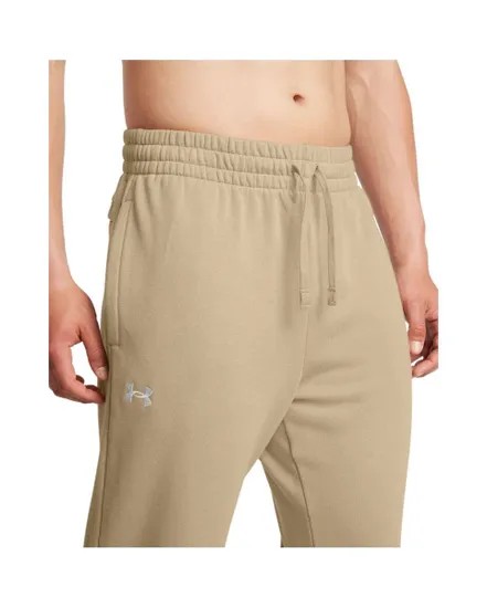 Pantalon de survetement Homme UA RIVAL FLEECE JOGGERS Beige