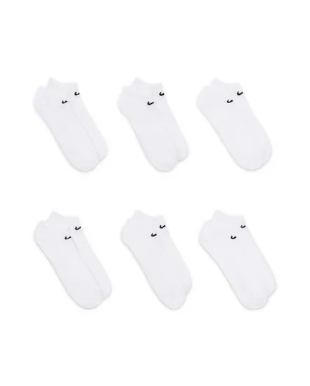 Lot de 6 paires de chaussettes U NK EVERYDAY LTWT NS 6PR 132 Blanc