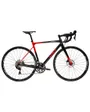 Vélo de route Unisexe ATHOM DISC ULTEGRA DI2 2X12V Noir/Rouge