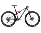 VTT tout suspendu Unisexe OIZ M-PRO Diamant/Rouge Cerise