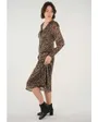 Robe longue Femme DRIKA RO W Marron