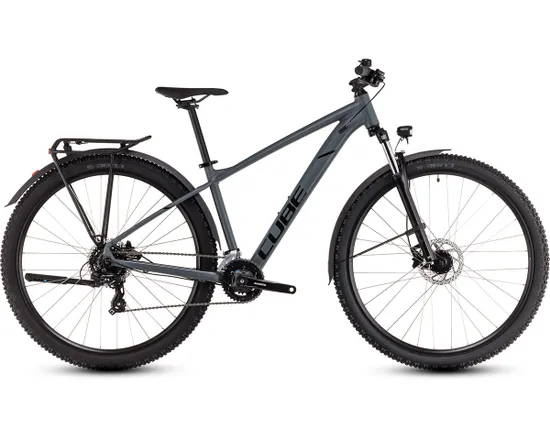 VTT semi rigide Unisexe AIM ONE ALLROAD Gris/Noir