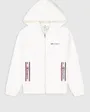 Veste à capuche manches longues Enfant HOODED FULL ZIP SWEATSHIRT Blanc