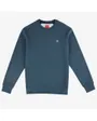 Pull zip manches longues Homme SWEAT COL ROND ESSENTIEL Bleu