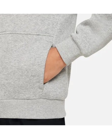 Sweat à capuche Enfant plus agé K NSW CLUB FLC HD FZ LS LBR Gris
