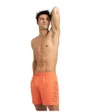 Short de bain Homme FUNDAMENTALS ARENA LOGO BOXER R Orange
