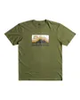 T-shirt Homme QS GRADIENT MOUNTAINS SS Vert