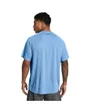 T-shirt MC Homme UA TECH TEXTURED SS Bleu