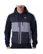 Veste zip à capuche Homme QUILTED TRACKTOP Noir