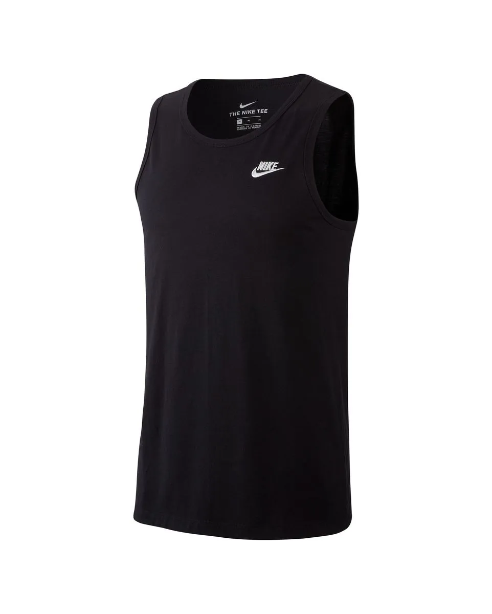 Nike M NSW Club-Tank Débardeur Homme, Black/(White), FR : S (Taille  Fabricant : S) : : Mode