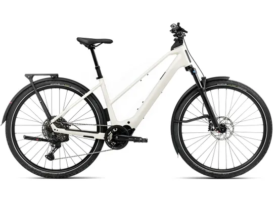 VTC électrique KEMEN TOUR 10 MID 28MPH Blanc Ivoire