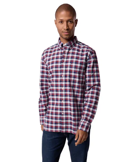 Chemise Homme HERITAGE OXFORD TARTAN RF SHIRT Rouge