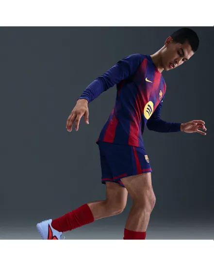 Short de football Homme FCB M NK DF SHORT STAD HM Bleu