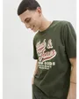 T-shirt Homme JJELOGO TEE SS O-NECK 2 COL AW25 SN Vert