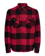 Chemise manches longues Homme ONSMILO LIFE LS CHECK OVERSHIRT NOOS Rouge