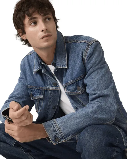 Veste Trucker Homme Washed Away