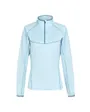 Polaire col zip Femme WOMEN S YONDER II Bleu